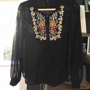 Black THML Blouse